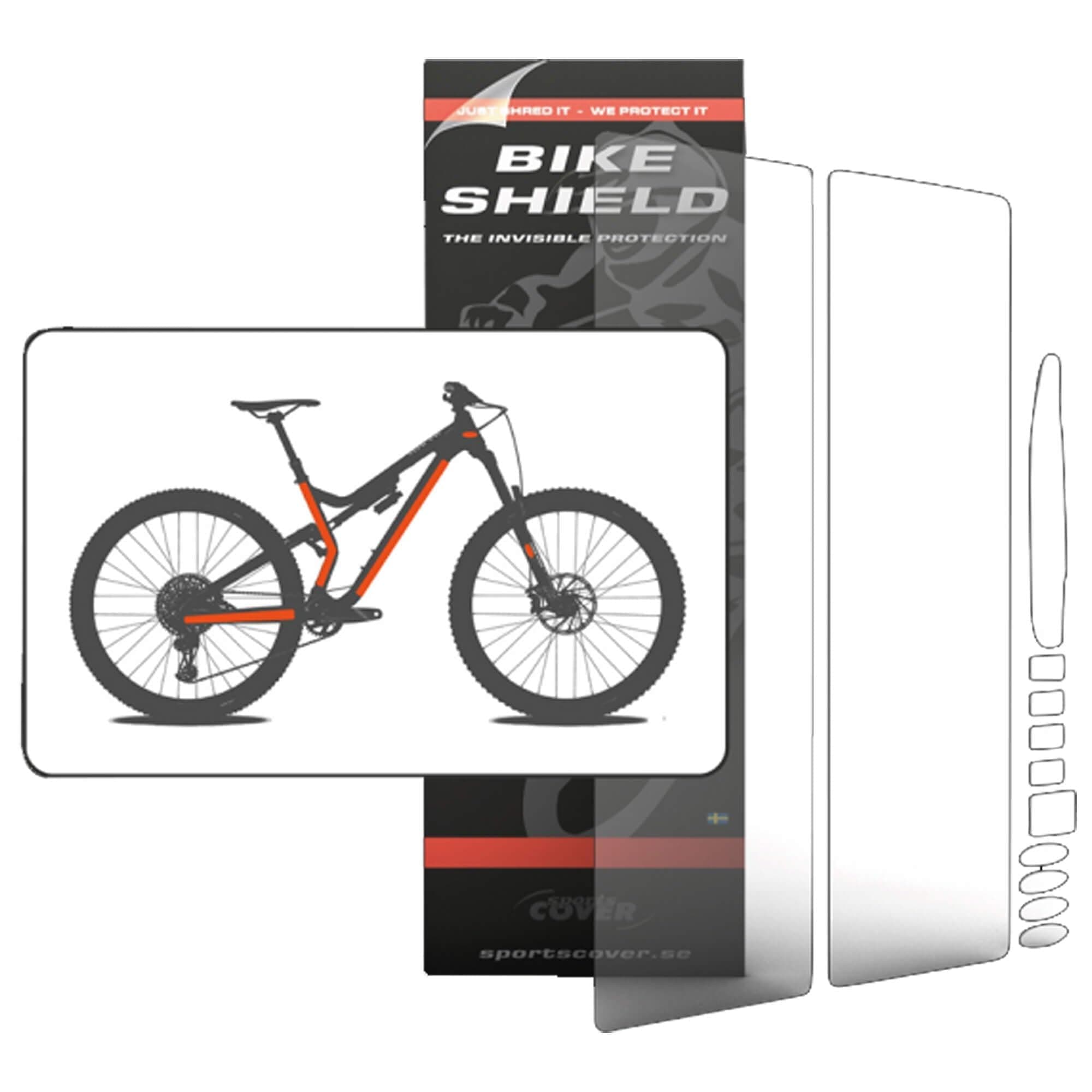 BikeShield Schutzfolie für Rahmen Bike Shield Oversized MATT