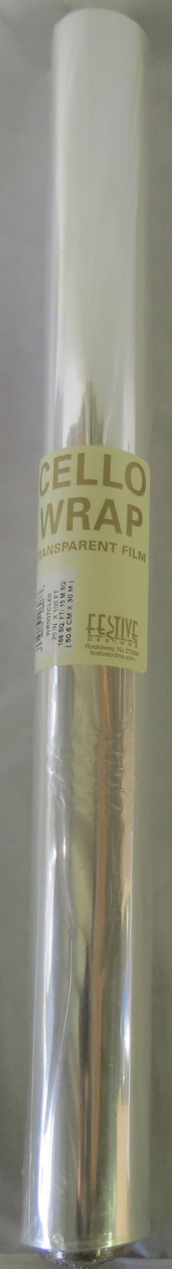 Festive Cellophane Wrap - 20in x 100ft