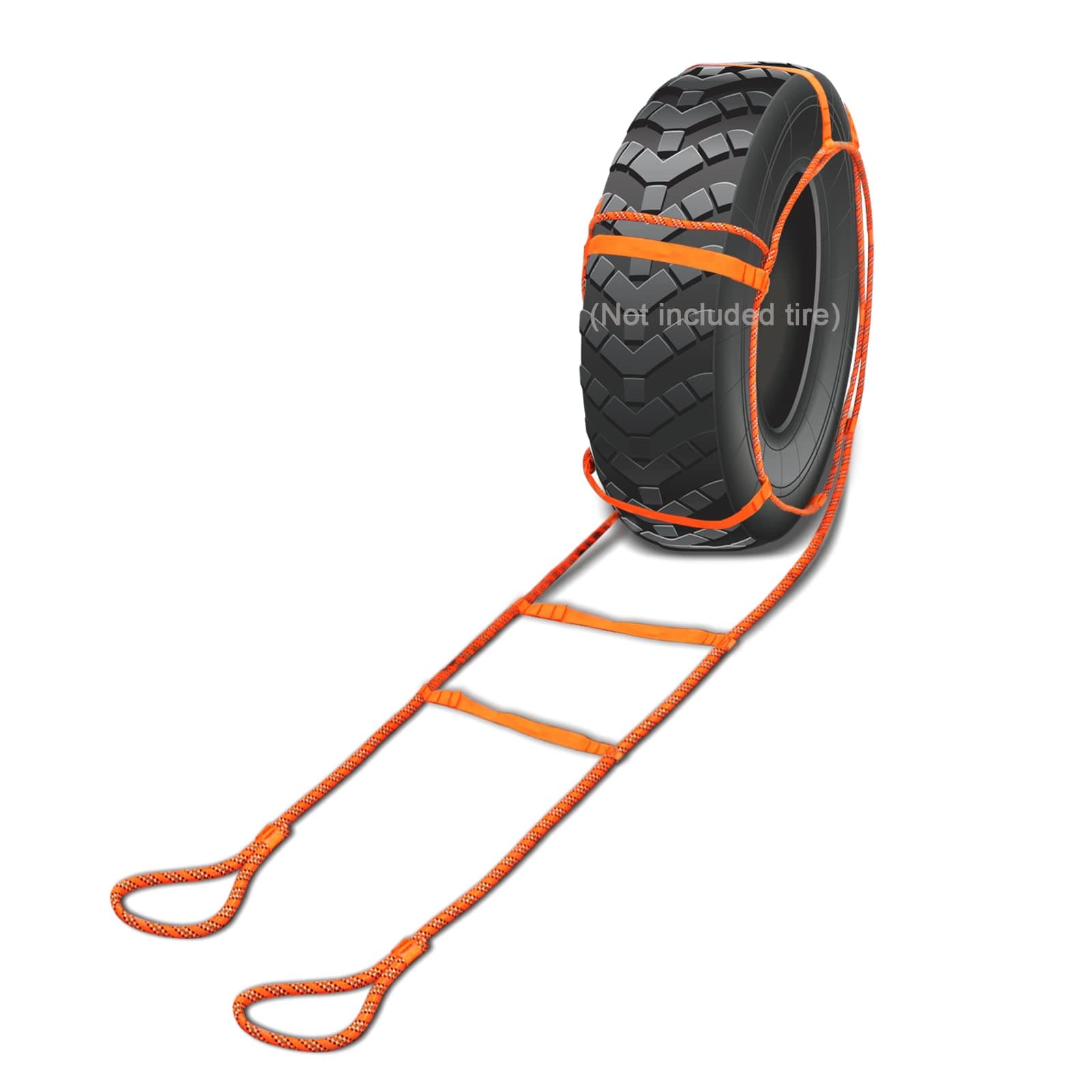 Tow Straps Heavy Duty - 3228lb 18ft Vehicles Recovery Strap Rope Towing Accessories - Emergency Recovery Gear for Off Road - Off Road Recovery Kit for Car Jeep ATV SUV - 1 Pack