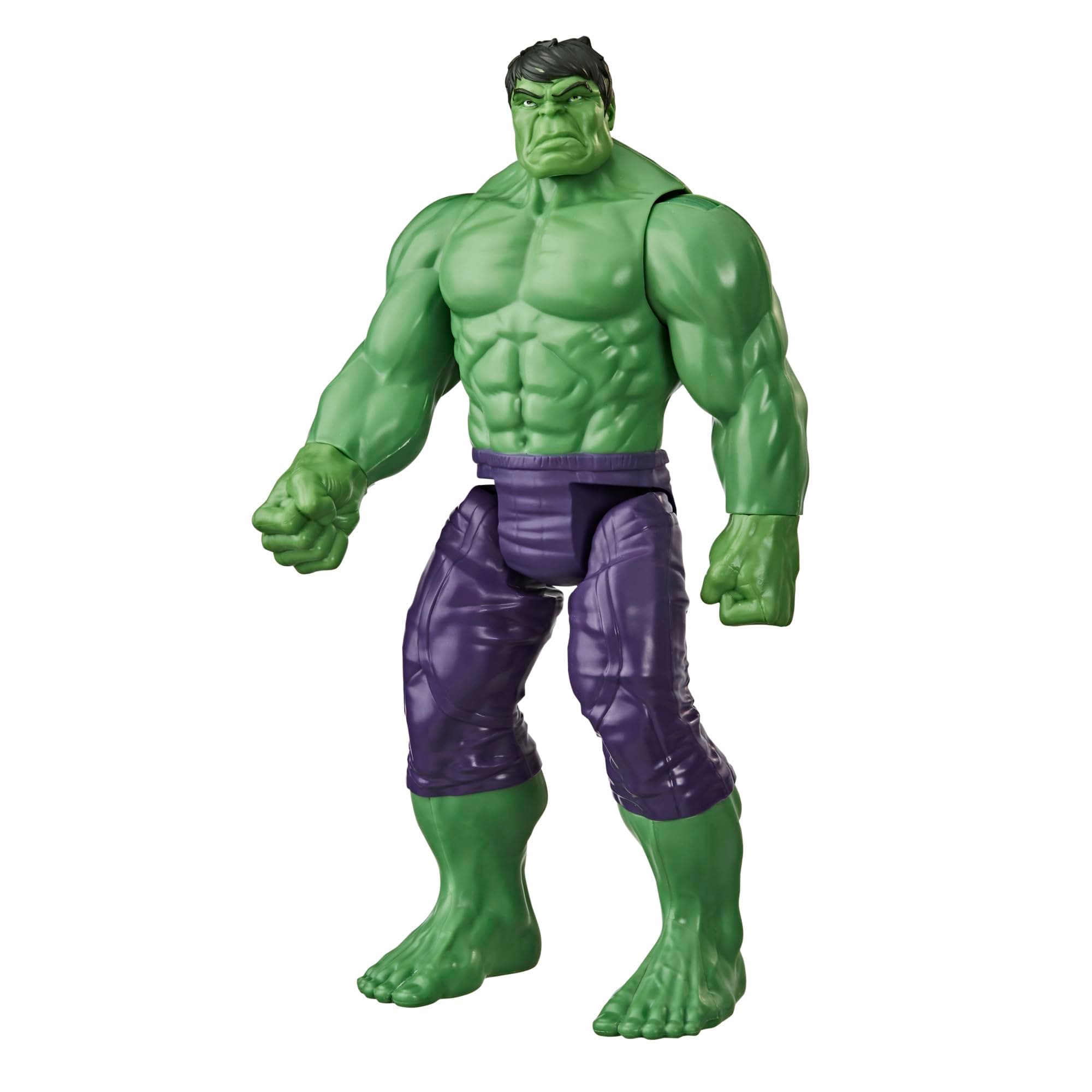 Marvel Avengers Titan Hero Series Blast Gear Deluxe Hulk Action Figure, 30 cm Toy, For Ages 4+