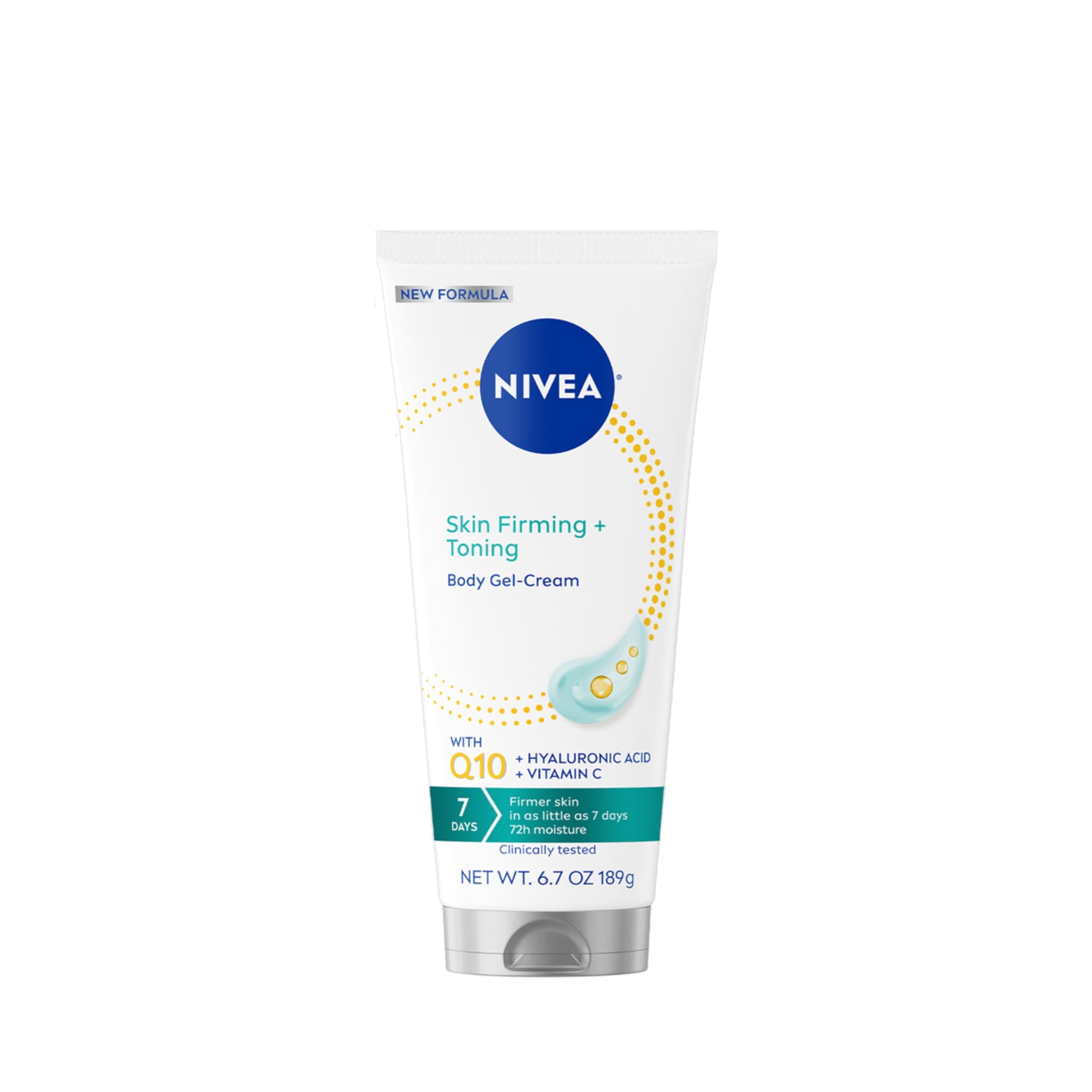 NIVEA Skin Firming & Toning Body Gel-Cream - With Q10 For Normal Skin - Truly Yours , 6.7 oz. Tube