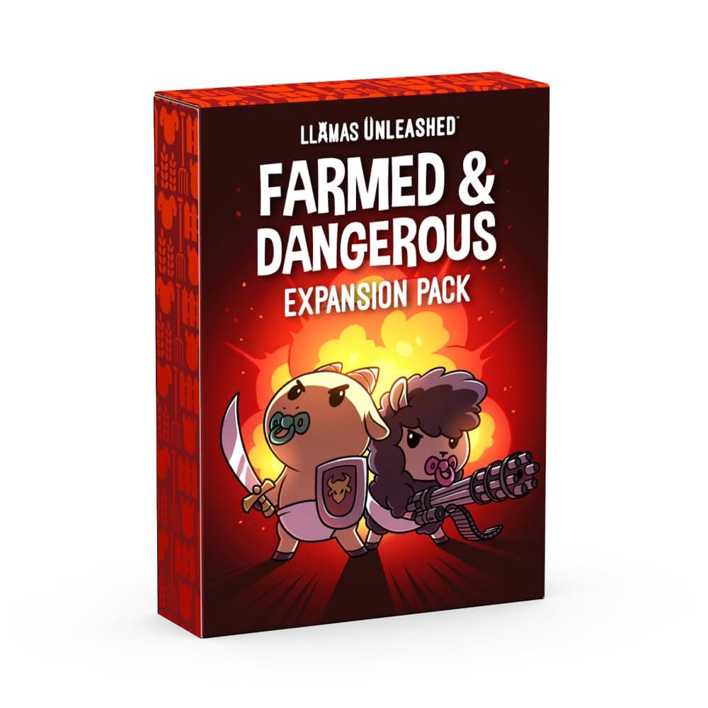 Unstable Games - Llamas Unleashed: Farmed and Dangerous Expansion - Fun card game for kids, teens, & adults - Strategize and destroy your friends - 2-8 players ages 8+ - Great for game night