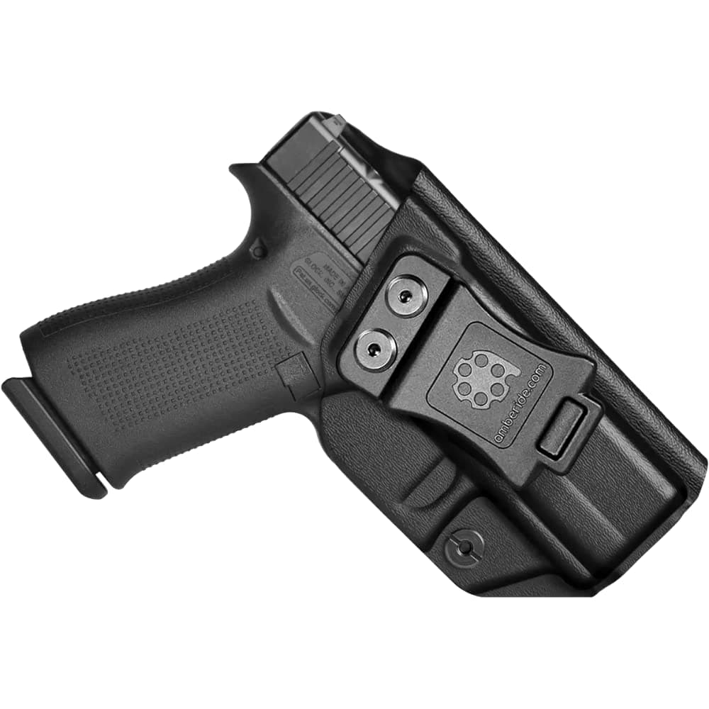 B.B.F Make IWB KYDEX Holster Fits: Glock 43 - Custom Fit - Inside Waistband Concealed Carry Holster (Black, Right Hand Draw)
