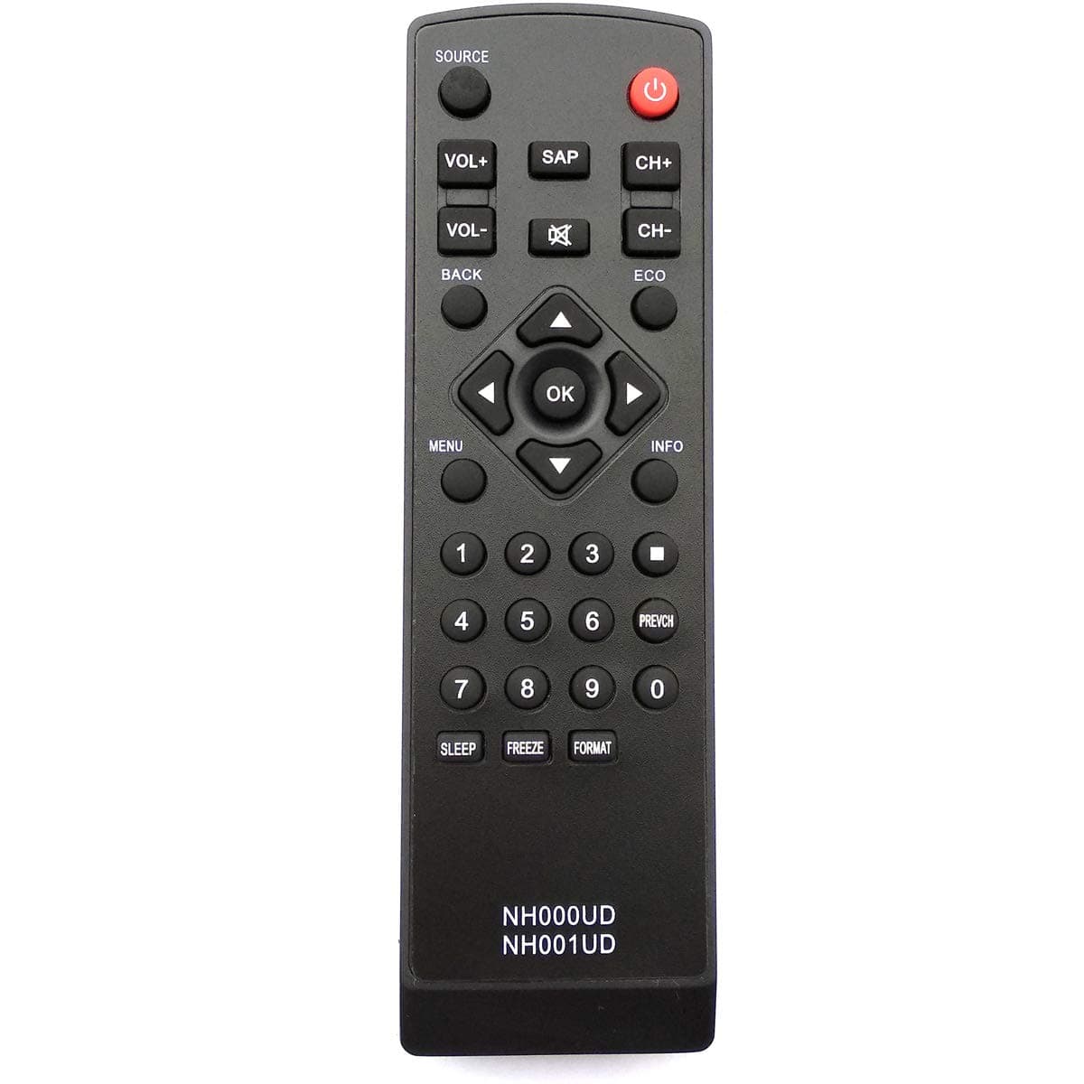 Universal Remote Compatible for Sylvania Emerson TV NH001UD LC220EM1 LC260EM2 LC320EM1 LC320EM1F LC320EM2 LC320EM2A LC320EM2F LC370EM2 LC401EM2F LC401EM3F LC320SL1