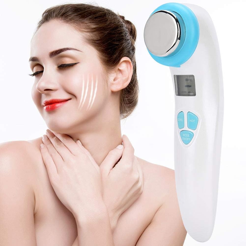 Face Cleaning Machine, Facial Lifting Machine,Intelligent For Snap-On Neck Massagers Healthmisc For Snap-On Neck Massagers Aging Skin Rejuvenation(Blue)