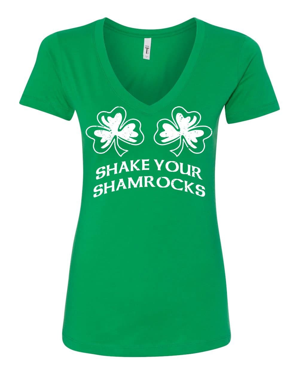 St. Patrick's Day Lucky Me! Irish Unicorn Funny Women's V-Neck T-Shirt