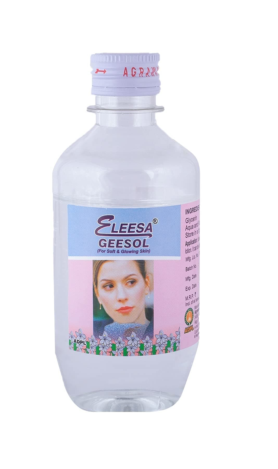 Eleesa Geesol Pure Glycerine For Natural, Beautiful & Glowing Skin Gel - 300 GM