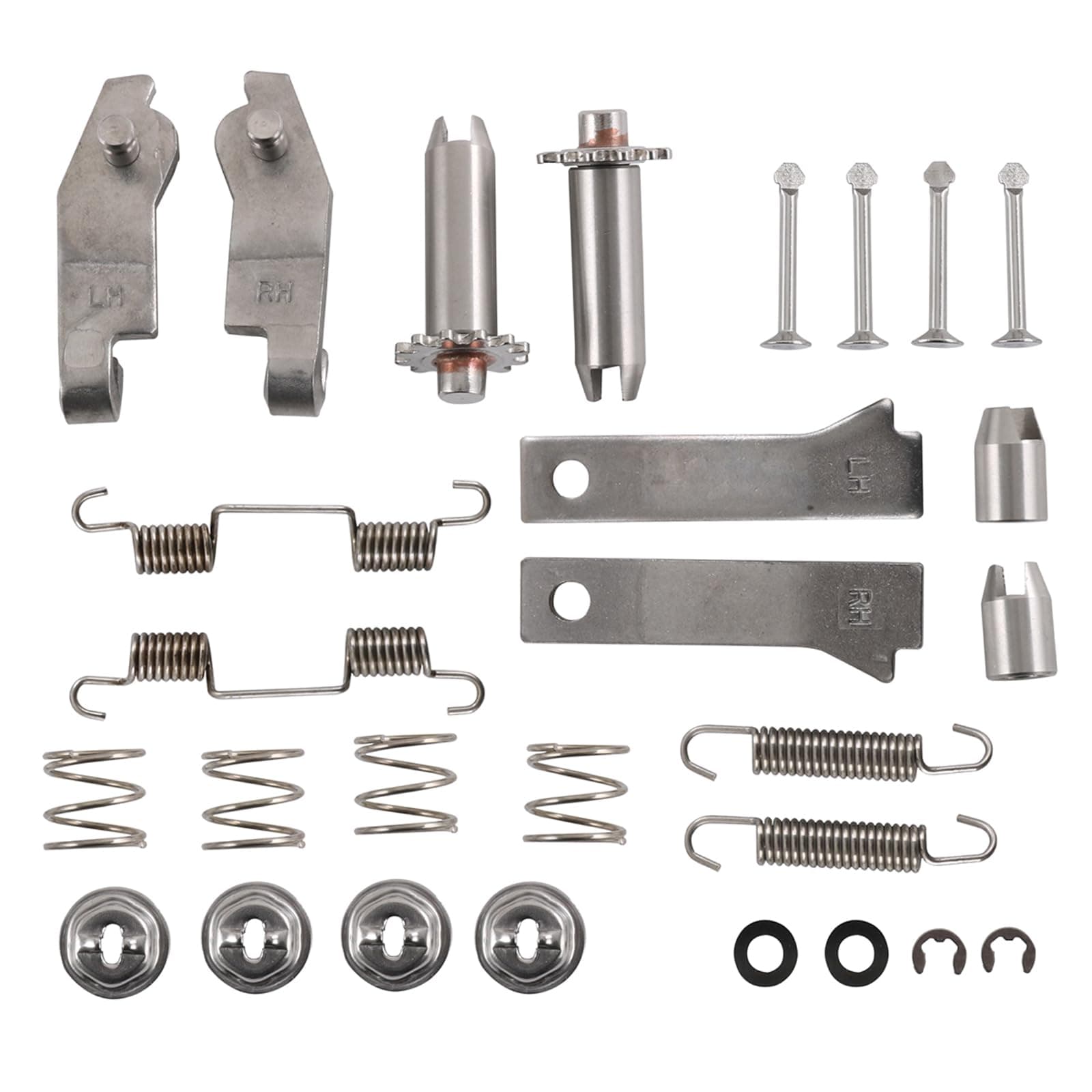 Parking Brake Hardware Kit Stainless Steel Compatible with 1965-1982 Chevy Corvette C2 C3 LH & RH