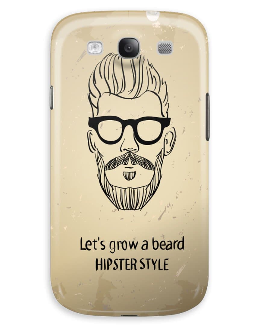 Grow a Beard Hipster Style Case for your Galaxy S3