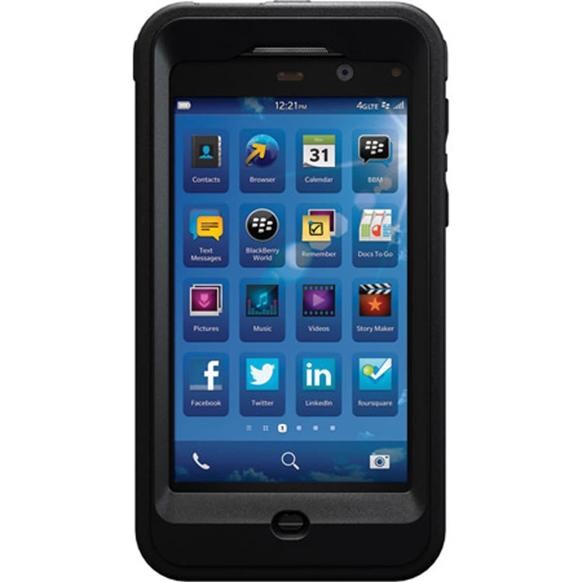 OtterBox 77-25761 Case for BlackBerry Z10 (Charcoal Black)