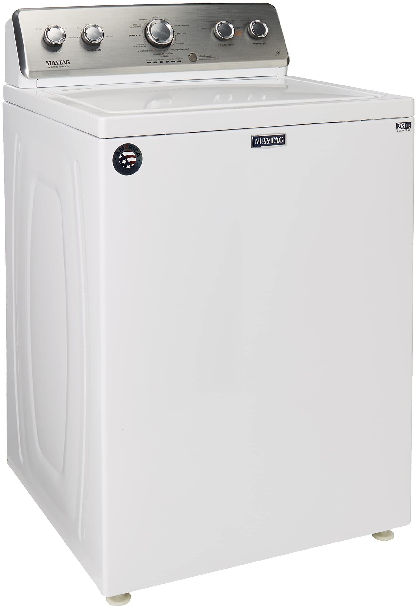 Maytag 3.8 cu. ft. High-Efficiency White Top Load Washing Machine with Deep Fill Option