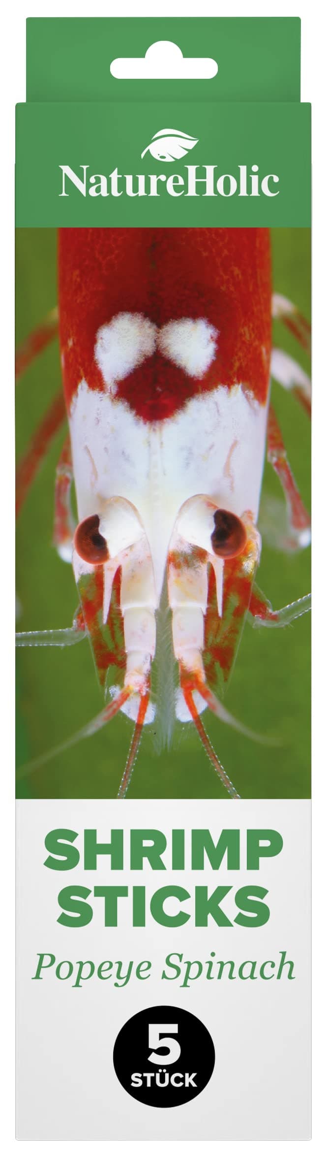 NatureHolicGarnelenlutscher,Popeye' - Spinat - 5 Lollies