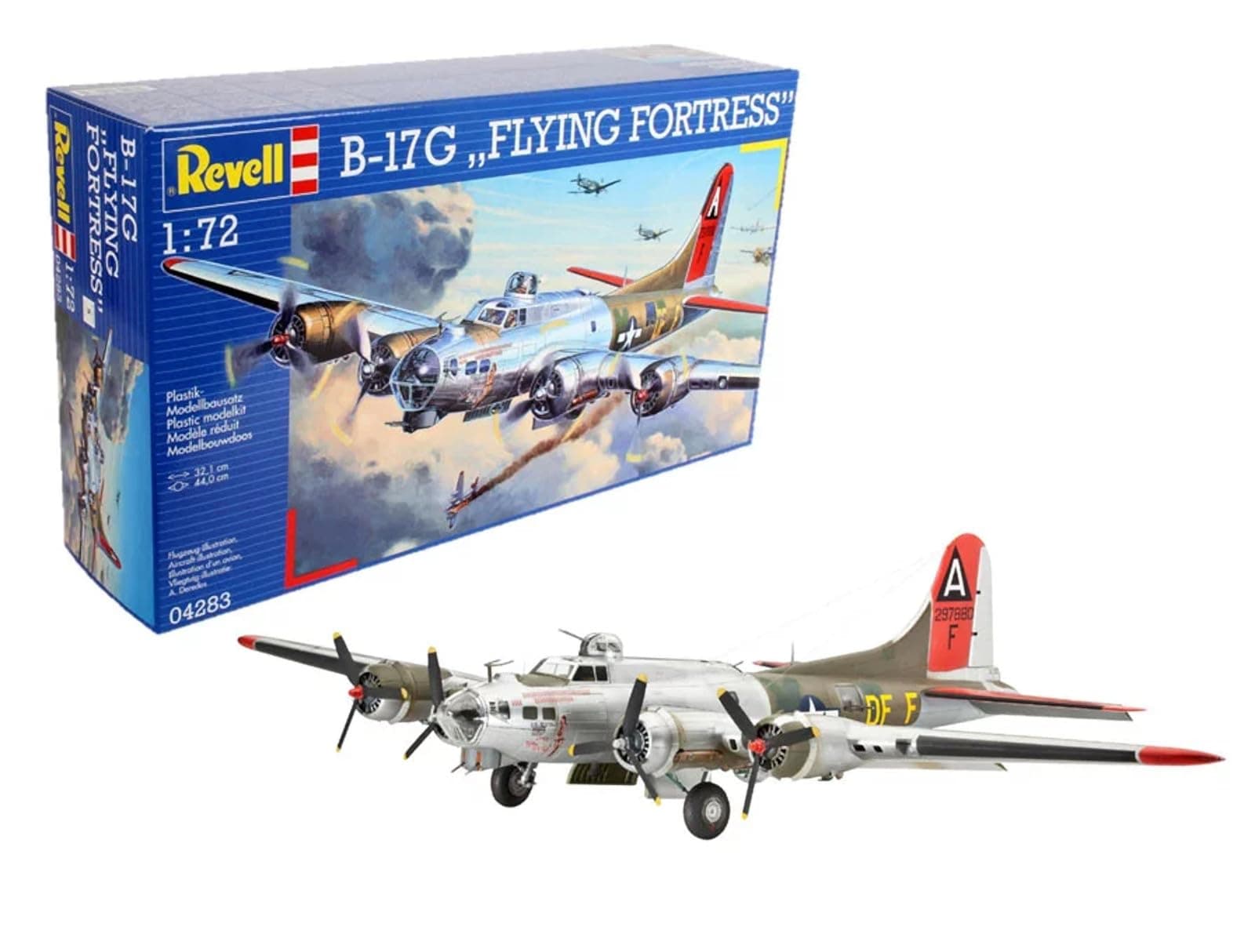 Revell 04283 B-17G Flying Fortress 1:72 Scale Unbuilt/Unpainted Plastic Model Kit