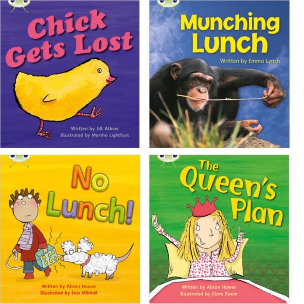 Learn to Read at Home with Bug Club Phonics: Pack 4 (Pack of 4 reading books with 3 fiction and 1 non-fiction) (Phonics Bug)