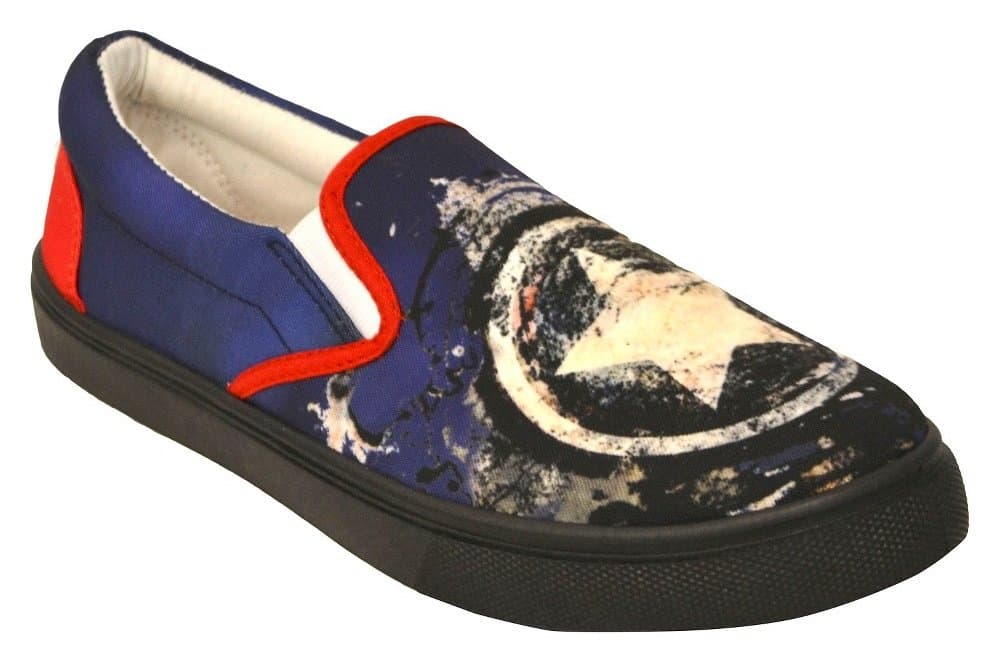 Masked Brand Marvel Men's Captain America Slip On Sneakers