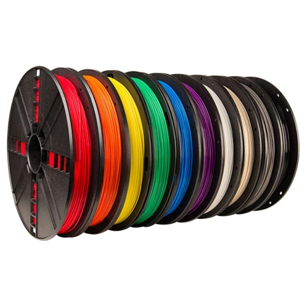 MP06572 PLA Filament Spool for Replicator Plus and Replicator 5th Gen 3D Printers with 1.75mm Diameter (Assorted Colors, 10-Pack)