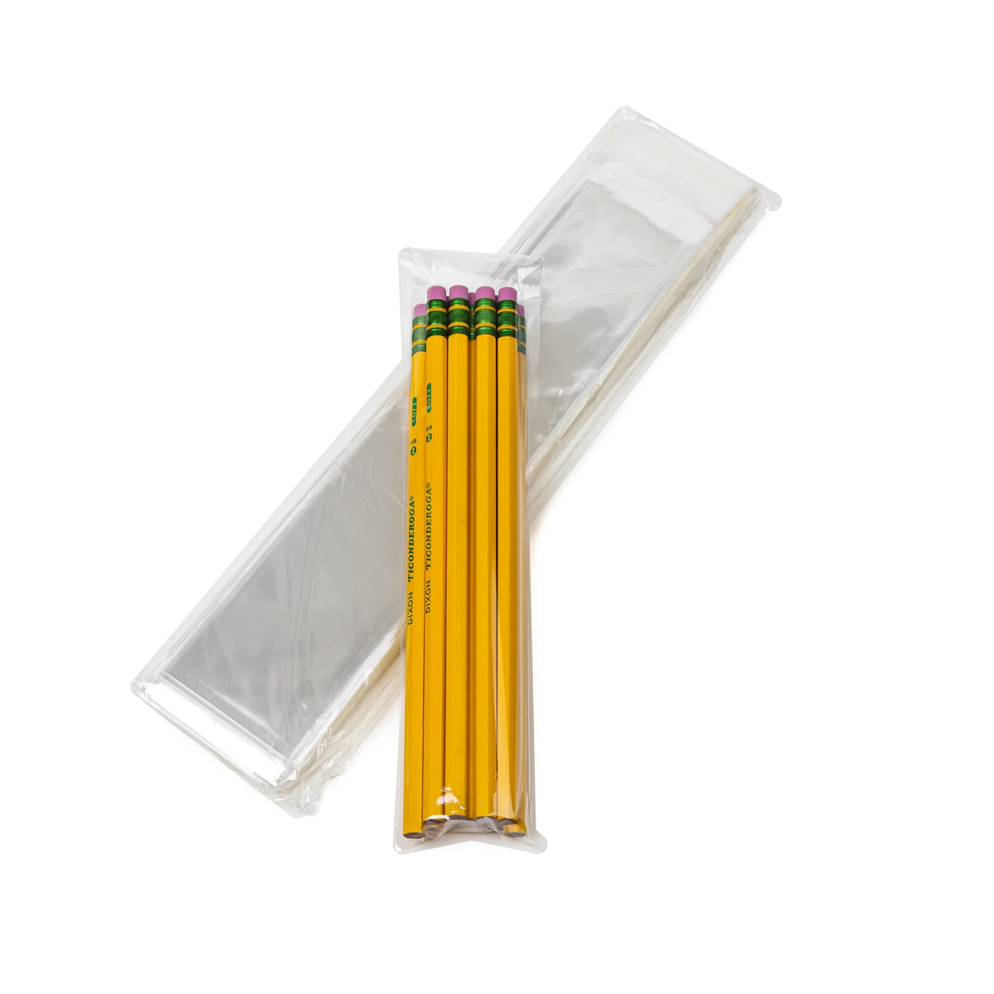 TATTI 200 Pcs 2x10 Clear Plastic Bags, Flat Cello/Cellophane Candy Bags for Bakery, Cookie, Dessert, Party Favor Packaging