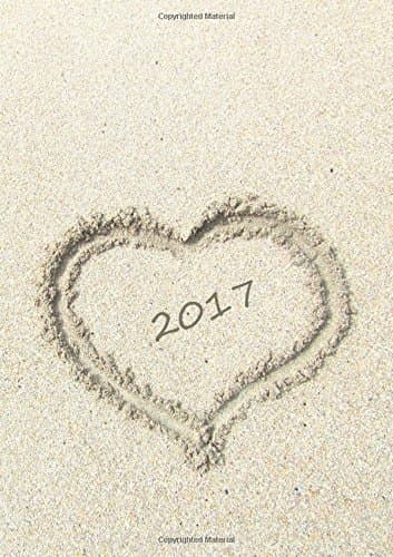 MY BIG FAT CALENDAR 2017 (Great Britain) - HEART IN THE SAND: 1 day per page, DIN A4 Paperback – 30 Sept. 2016
