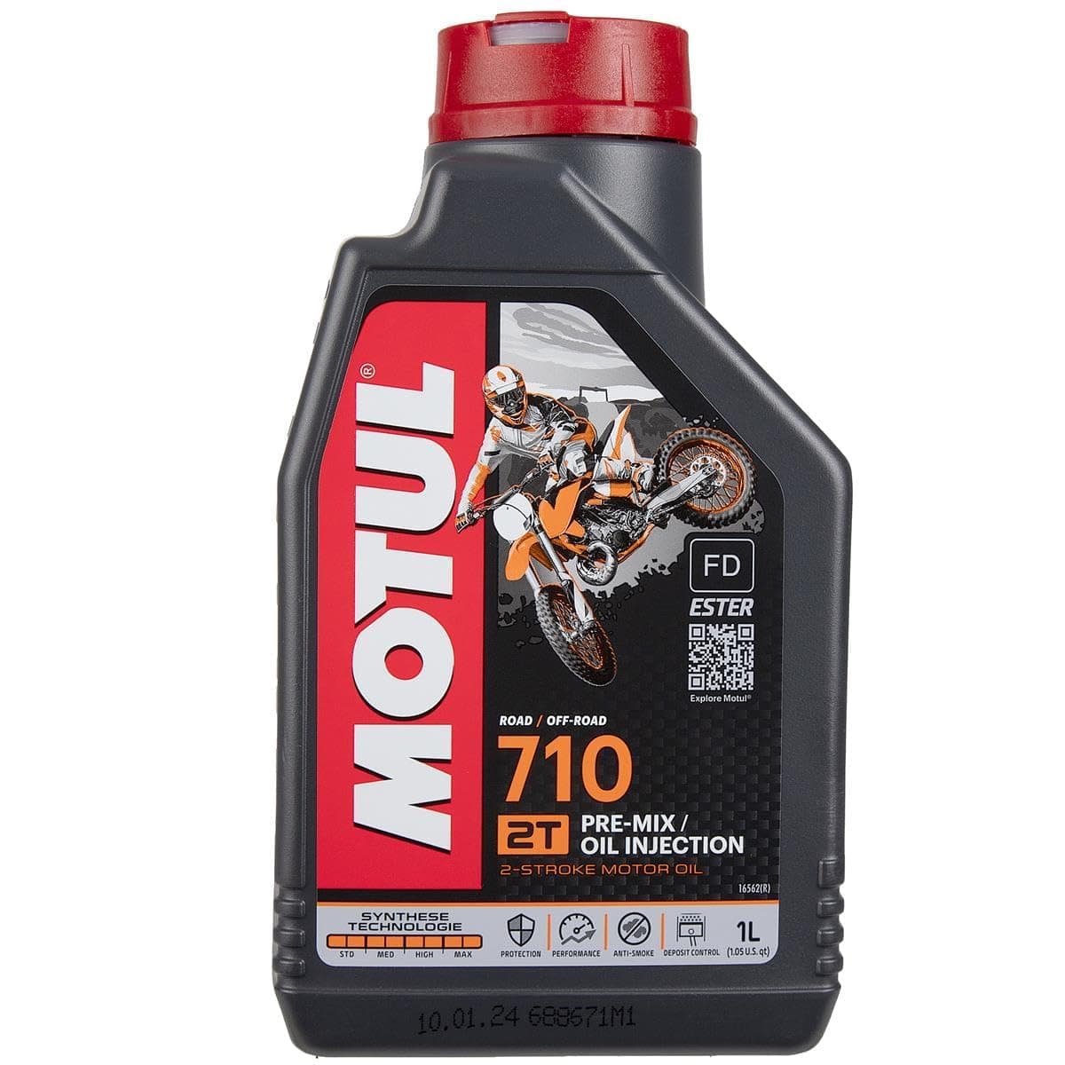 - 710 2T Full Synthetic Premix 2 Stroke Oil 4L (1L)