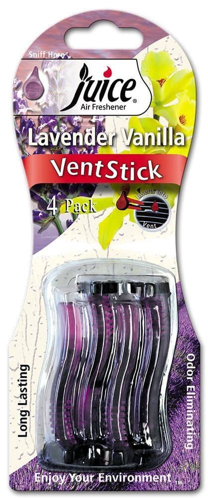 Juice Car AC Vent Air Freshener, Lavender Vanilla