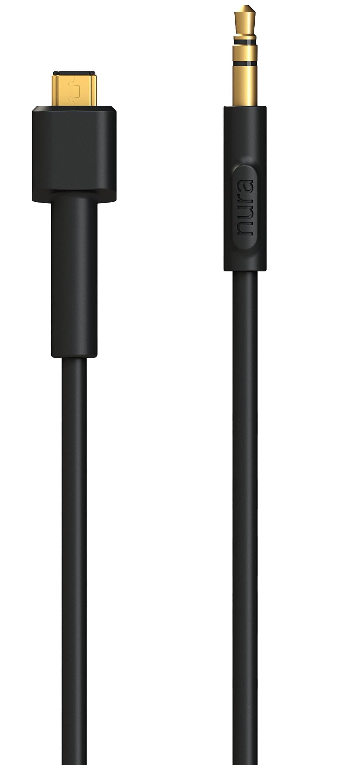 nura Analog Cable Accessory, 3.5mm Male-to-Male, 130 cm / 51.2" Length, Listen to Nuraphone Wired via Analog Cable, Not for Charging