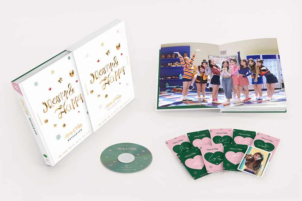 Copan Global Twice - Merry & Happy Monograph 150p Photobook+DVD+9 Photocard+Free Store Gift