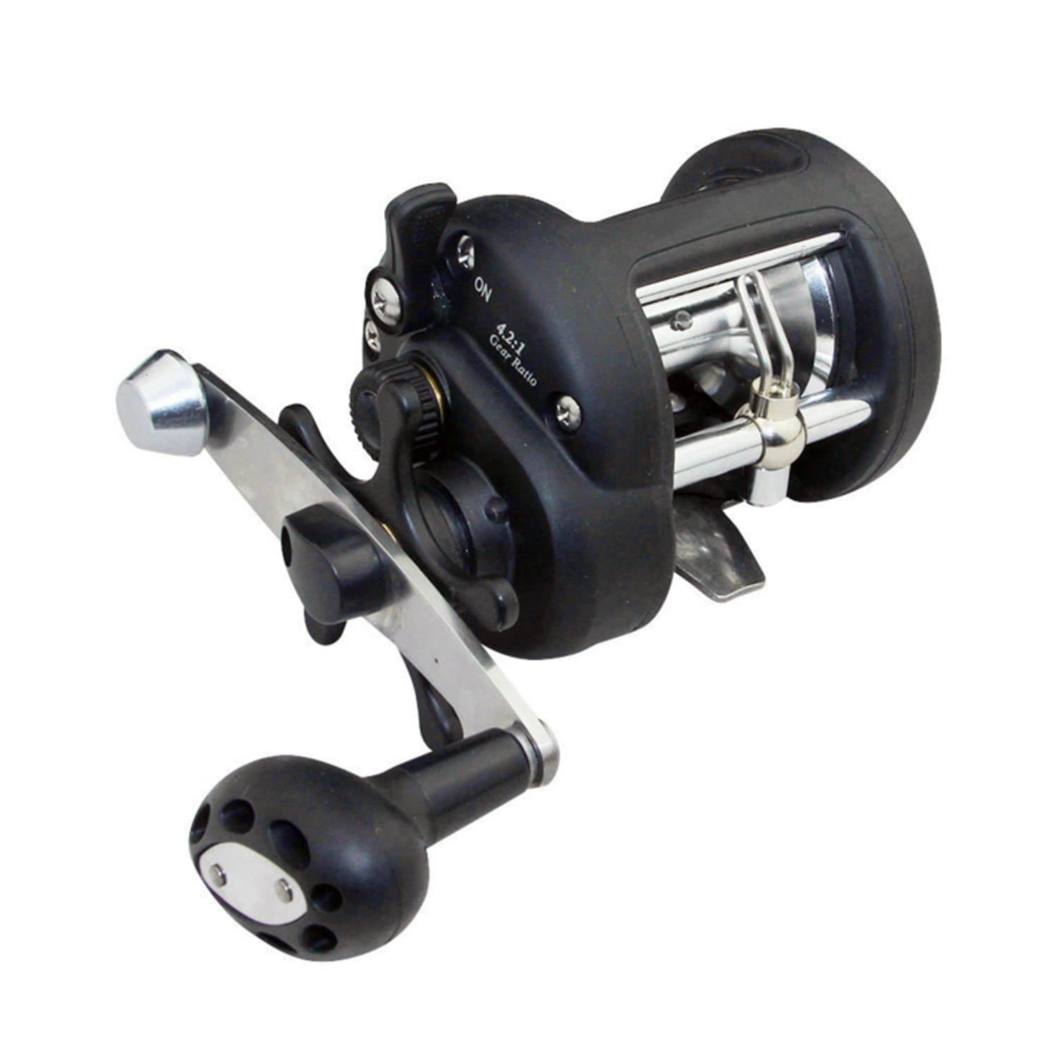 ETAKE Round baitcast Reel Carbon Fiber Star Drag Reinforced Metal Body Multiplier Reel Inshore Offshore Saltwater Freshwater Fishing Low-Profile Reel Right Hand