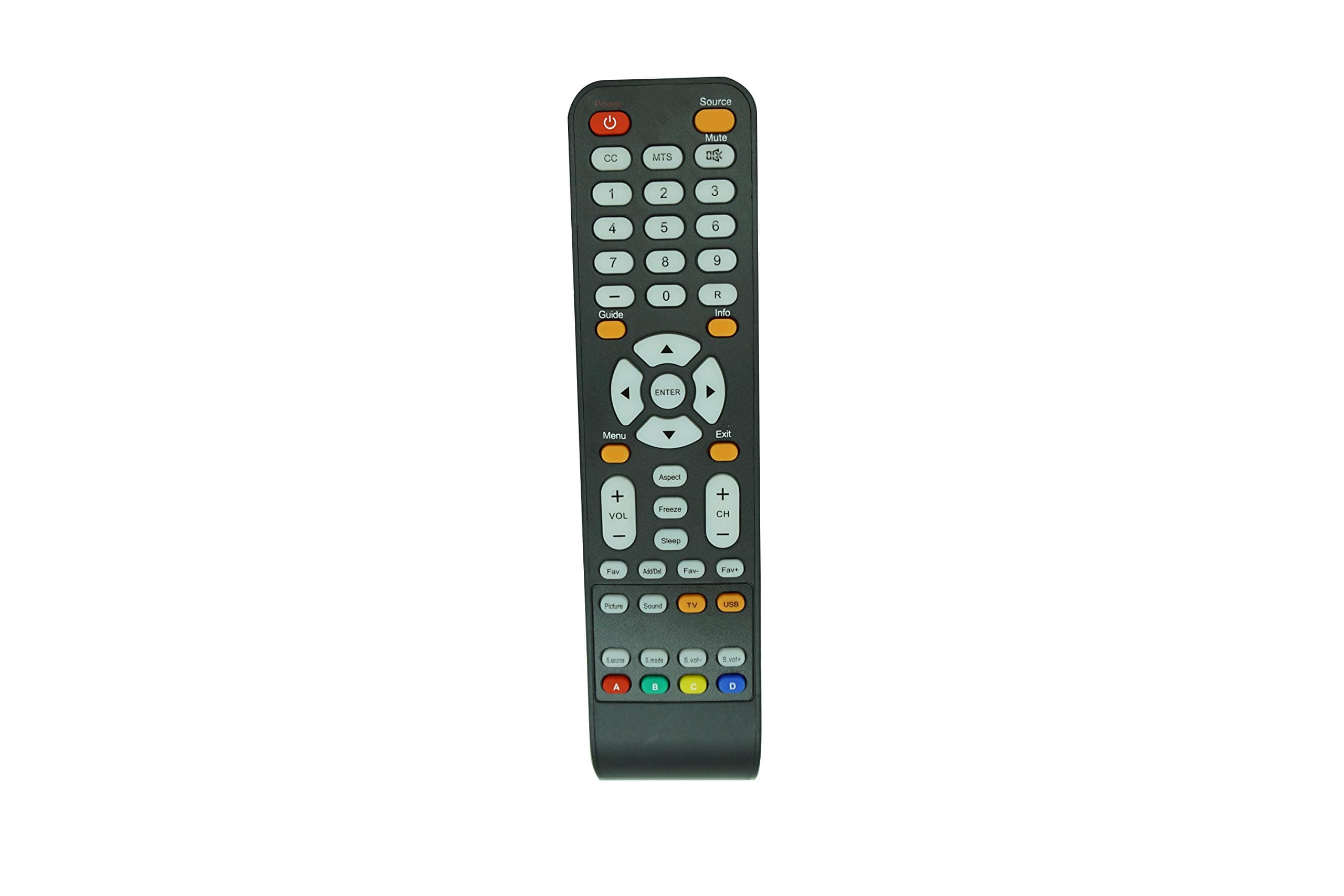 Remote Control for Sceptre HOF07F032GPD5 X420BV-F120 X42BV-F120 Sceptre-REM3 X505BV Sceptre-REM5 X37SV-KOMODO X42GV-NAGA LCD LED HDTV TV