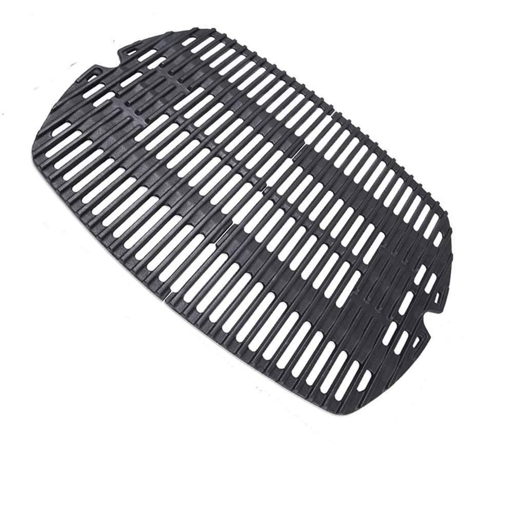 Uniflasy 7645 Cast Iron Cooking Grates for Weber Q200, Q220, Q2000, Q2400 Series Gas Grills, Grill Parts Grill Grates Replacement for Weber 7645 65811, 2 Pack