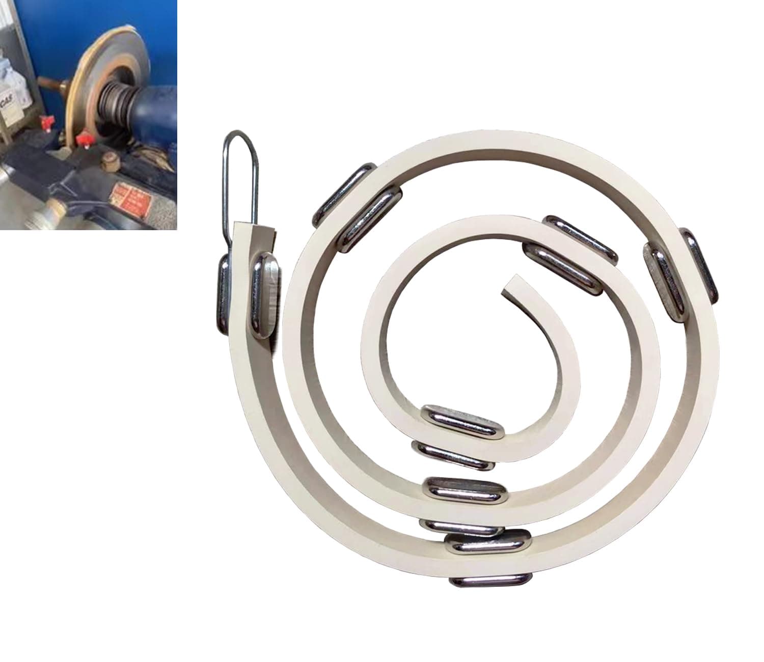 6920 Brake Lathe Silencer Band for Ventilated Rotor，Compatible with AMM CO 6920，FMC/John Bean 90984/92022,Hunter 175-188-2,Kwikway 108-1062-00, Van Norman 11485, RELS 11488