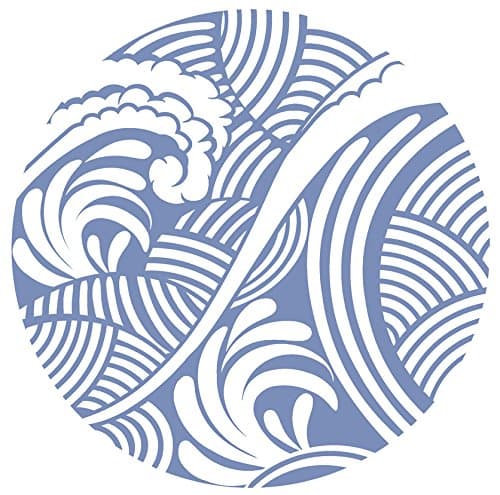 Screen Door Magnets – Twist, Click and Lock - Keep People and Pets Safe – Magnetic Screen Door Magnet Saver – Screen Door Magnet Decoration - Robbins Aria (Waves)