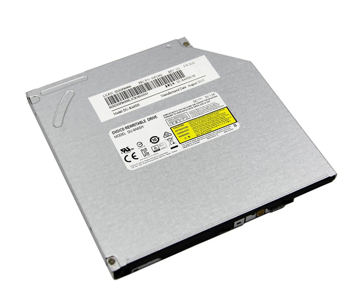 New for HP Dell Lenovo Laptop 9.5mm SATA Internal Tray-Loading Optical Drive PLDS DU8A6SH DU-8A6SH DU-8A6SH111B Super Multi 8X DVD RW DL DVDRAM Burner 24X CD-R Writer Replacement