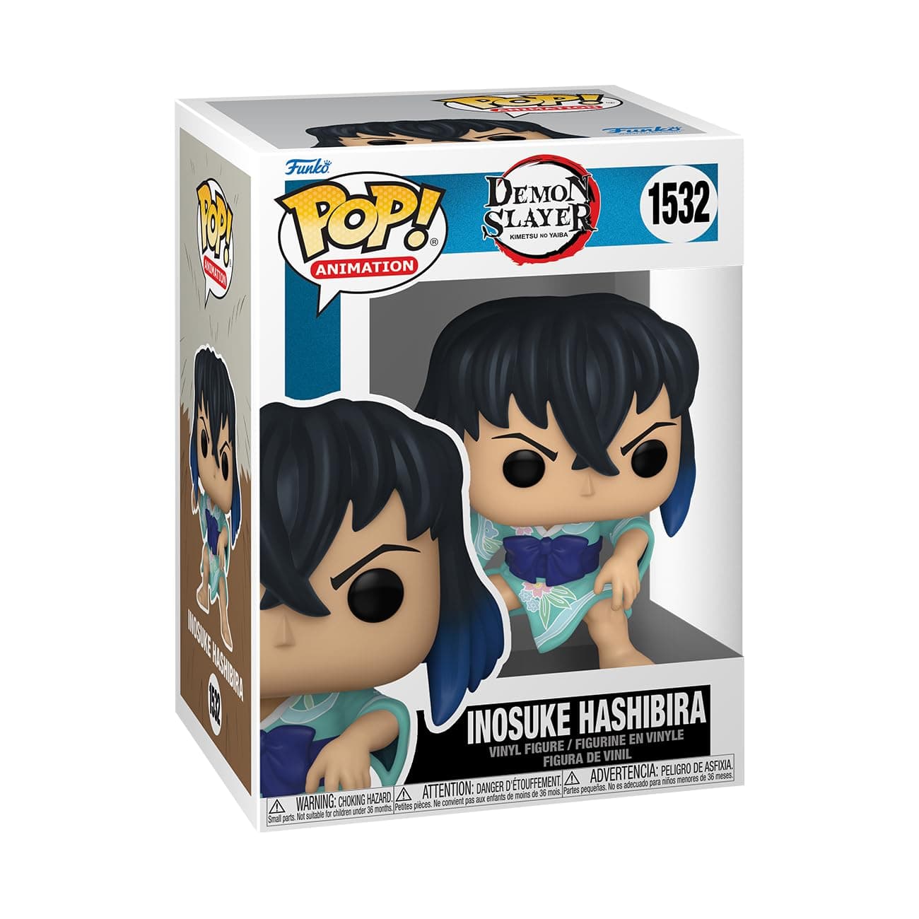 POP! Animation: Demon Slayer - Inosuke Hashibira - (Kimono) - Collectable Vinyl Figure - Gift Idea - Official Merchandise - for Kids & Adults - Anime Fans - Model Figure for Collectors
