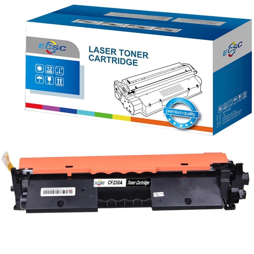 Compatible Toner Cartridge Replacement for HP LaserJet Pro M203 M203dn M203dw, MFP M227 M227fdn M227fdw M227sdn CF230A with Chip (Black, 1-Pack)