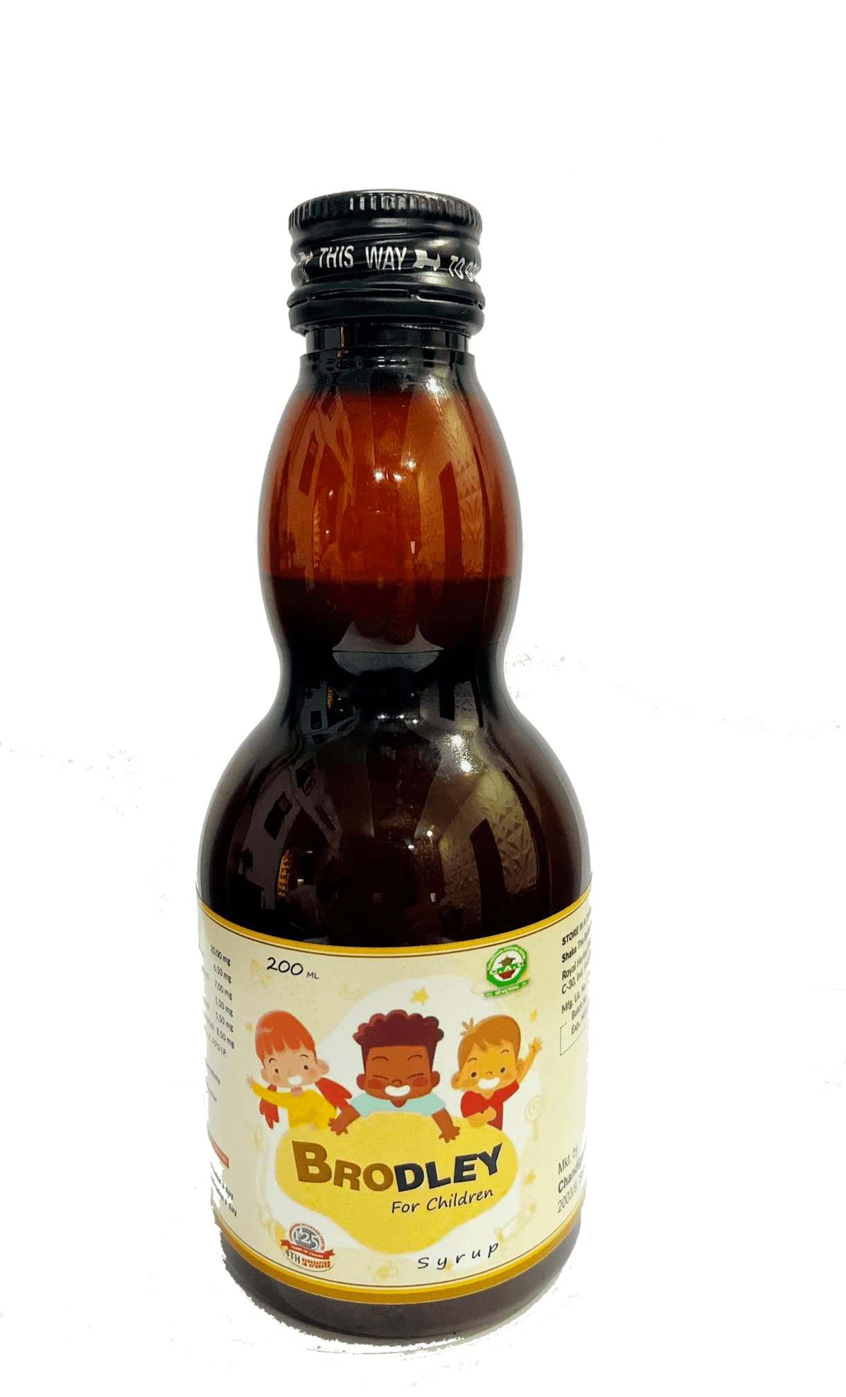 Brodley Syrup for Children - 1 Bottle (200 Ml)