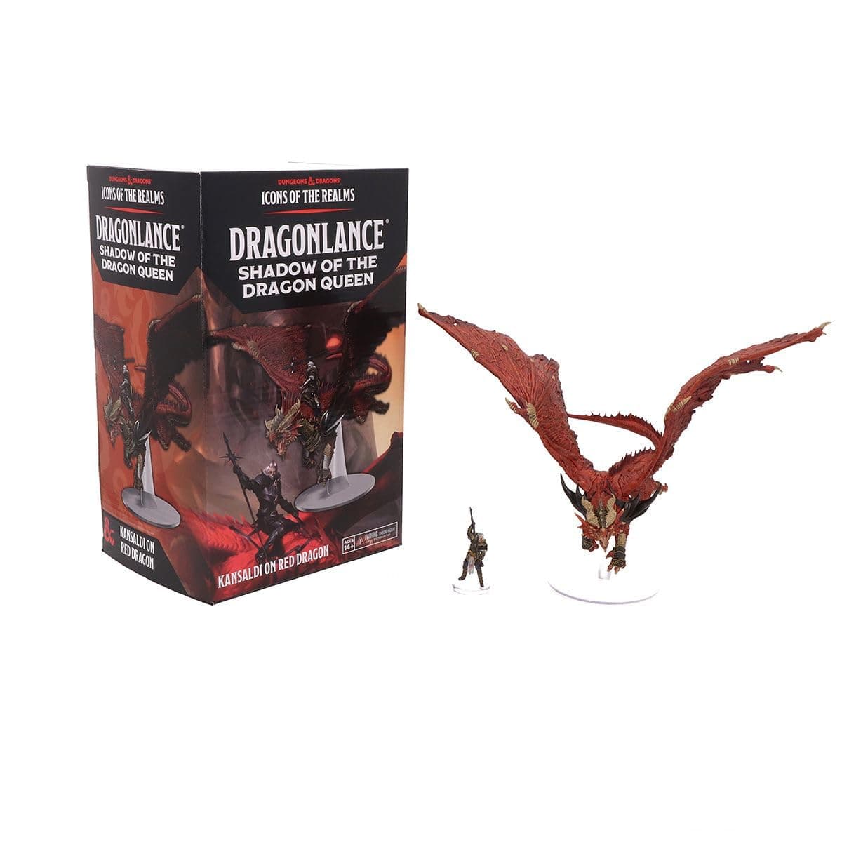 D&D Icons of the Realms Dragonlance miniatures prépeintes Kensaldi on Red Dragon (Set 25)