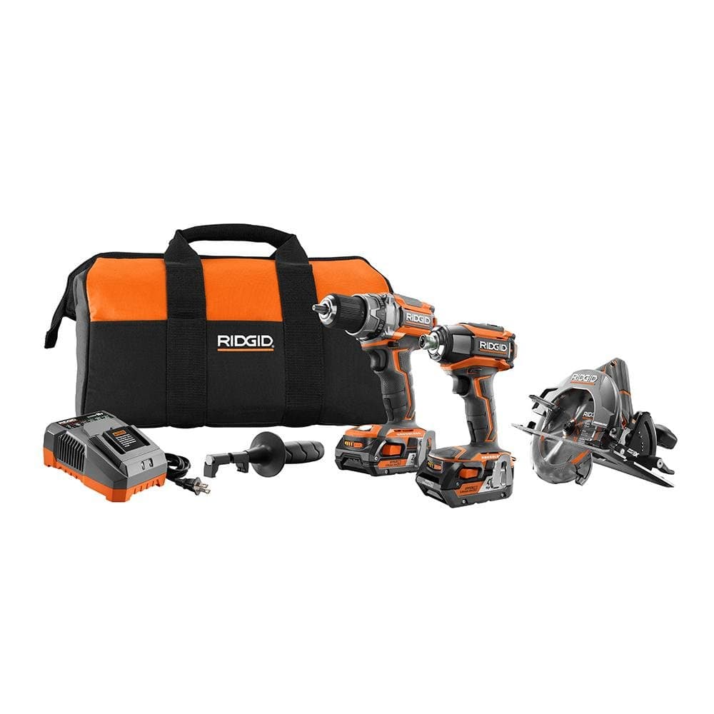 Ridgid R9214 GEN5X 18-Volt Lithium-Ion Cordless Brushless Combo Kit with Bare Tool Option (3-Piece) NIB