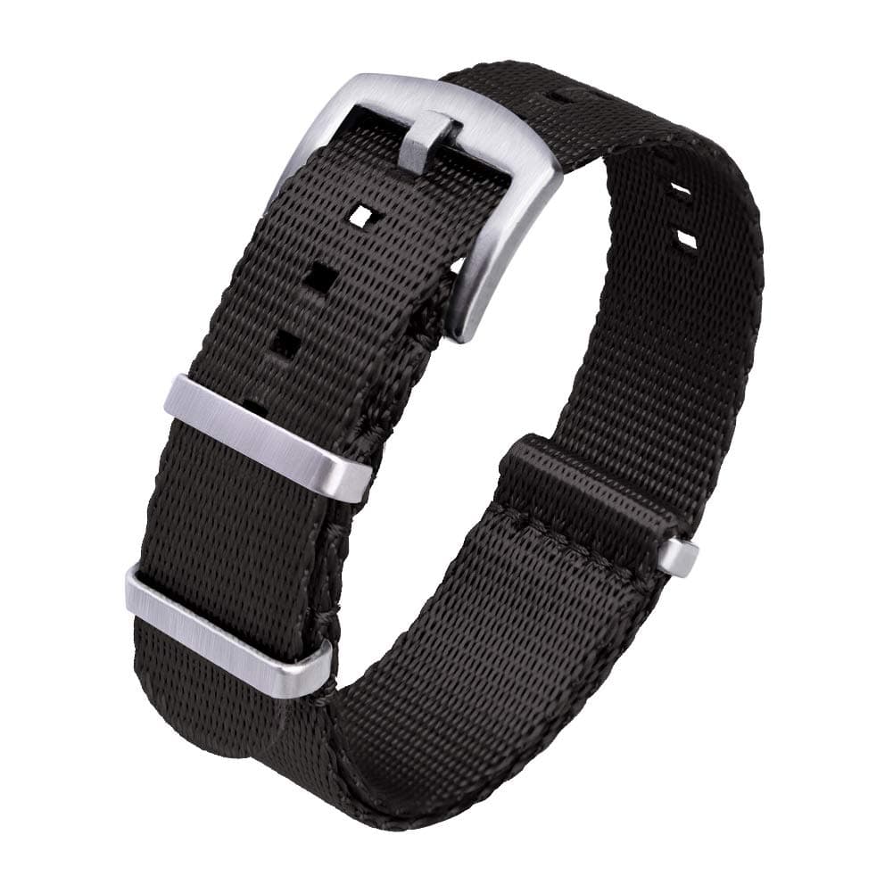 Military Ballistic Nylon Watch Strap with Heavy Buckle 18mm 20mm 22mm Premium Nylon Watch Bands for Men Women