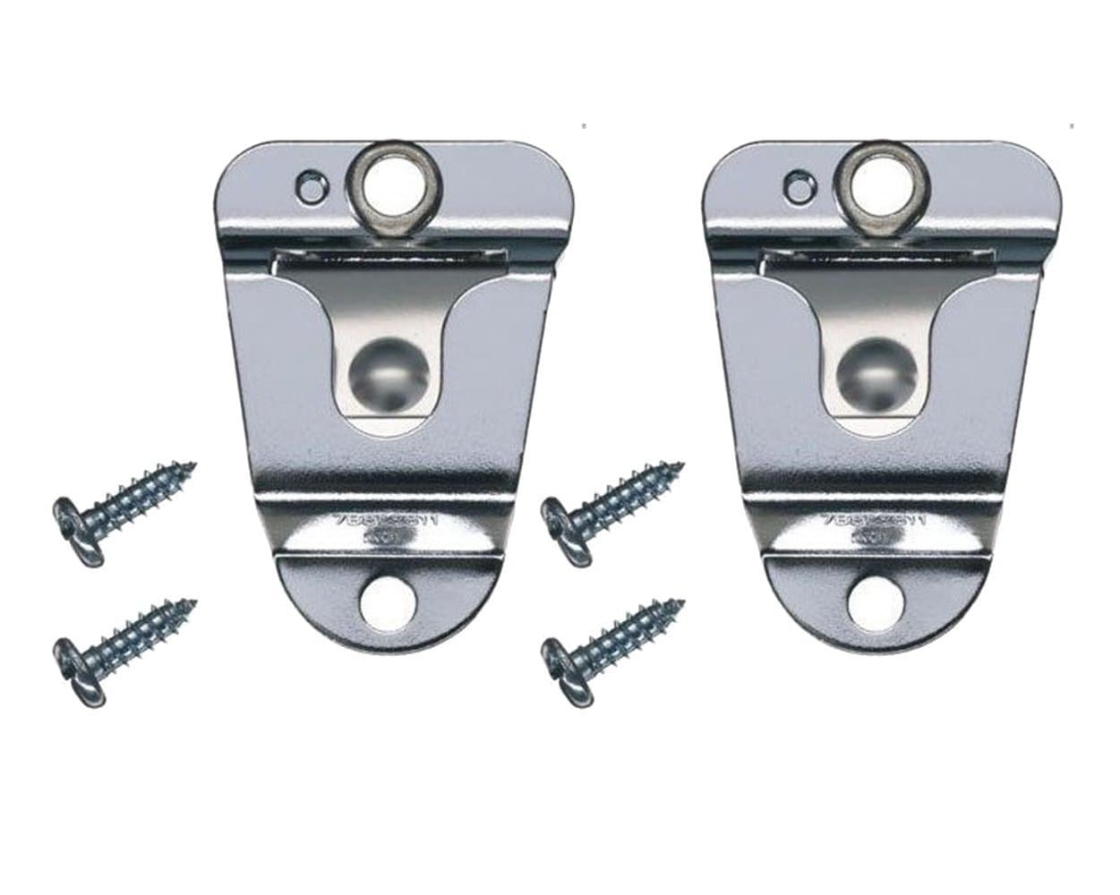 2Pack Quality Microphone Hang Up Clip Microphone Holder Clip Screw in Compatible with CB Motorola HLN9073B CDM1250 CDM750 GM300 M1225 GM3688 GTX800 Kenwood TK768G TK868G TM471A