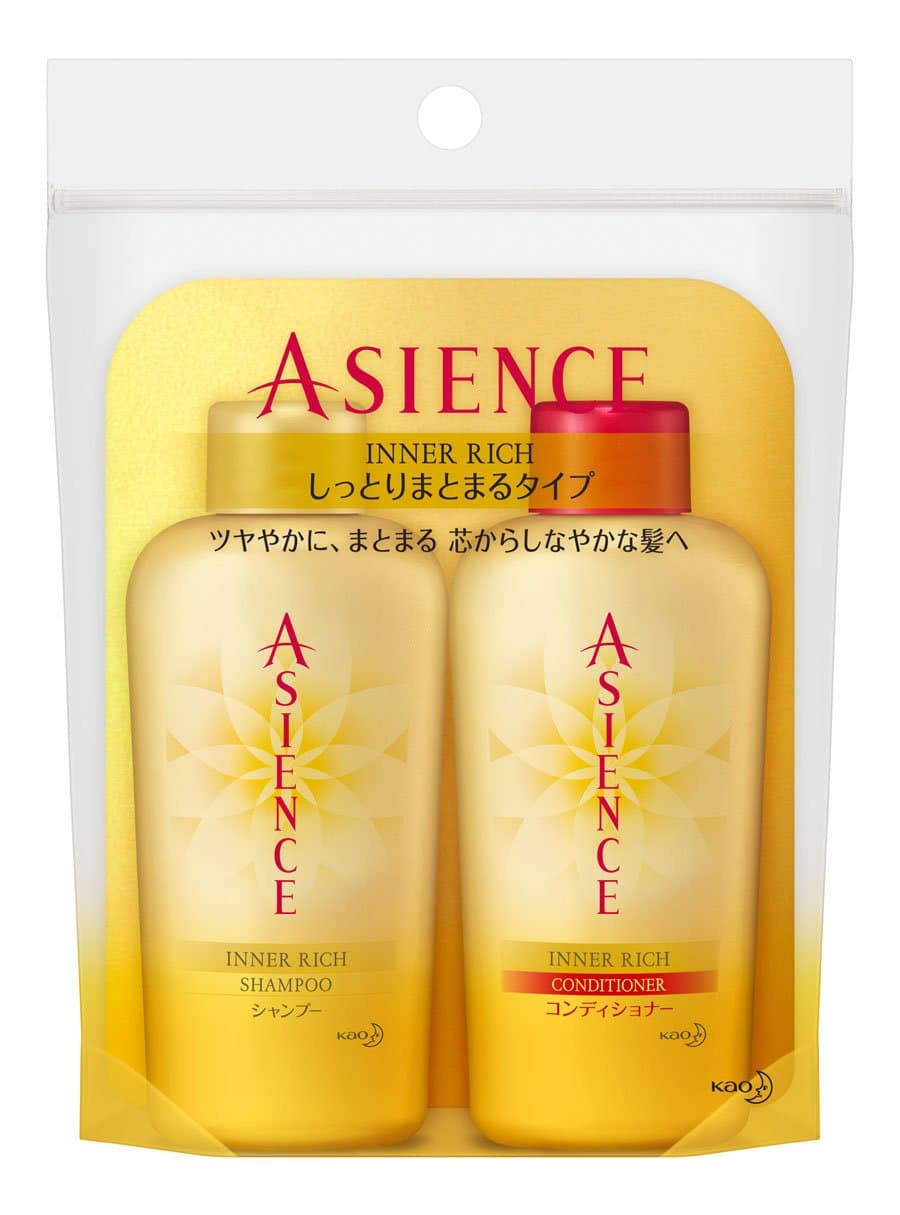 ASIENCE Kao Inner Rich Shampoo/Conditioner Mini Set