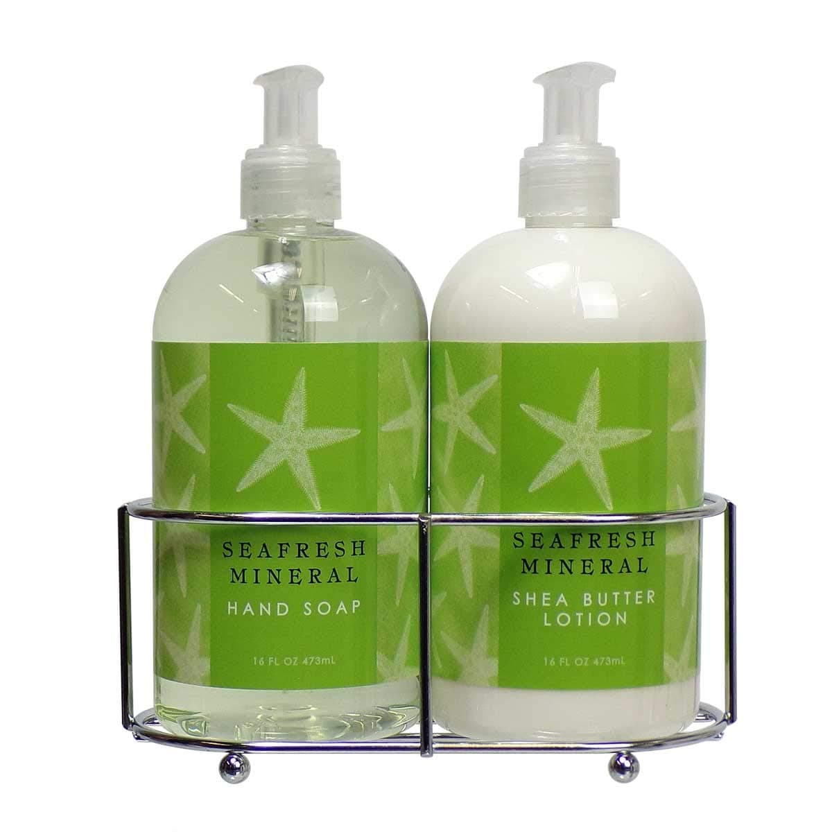 Greenwich Bay Trading Co. Shea Hand & Body Duo Sink Set (Seafresh Mineral)