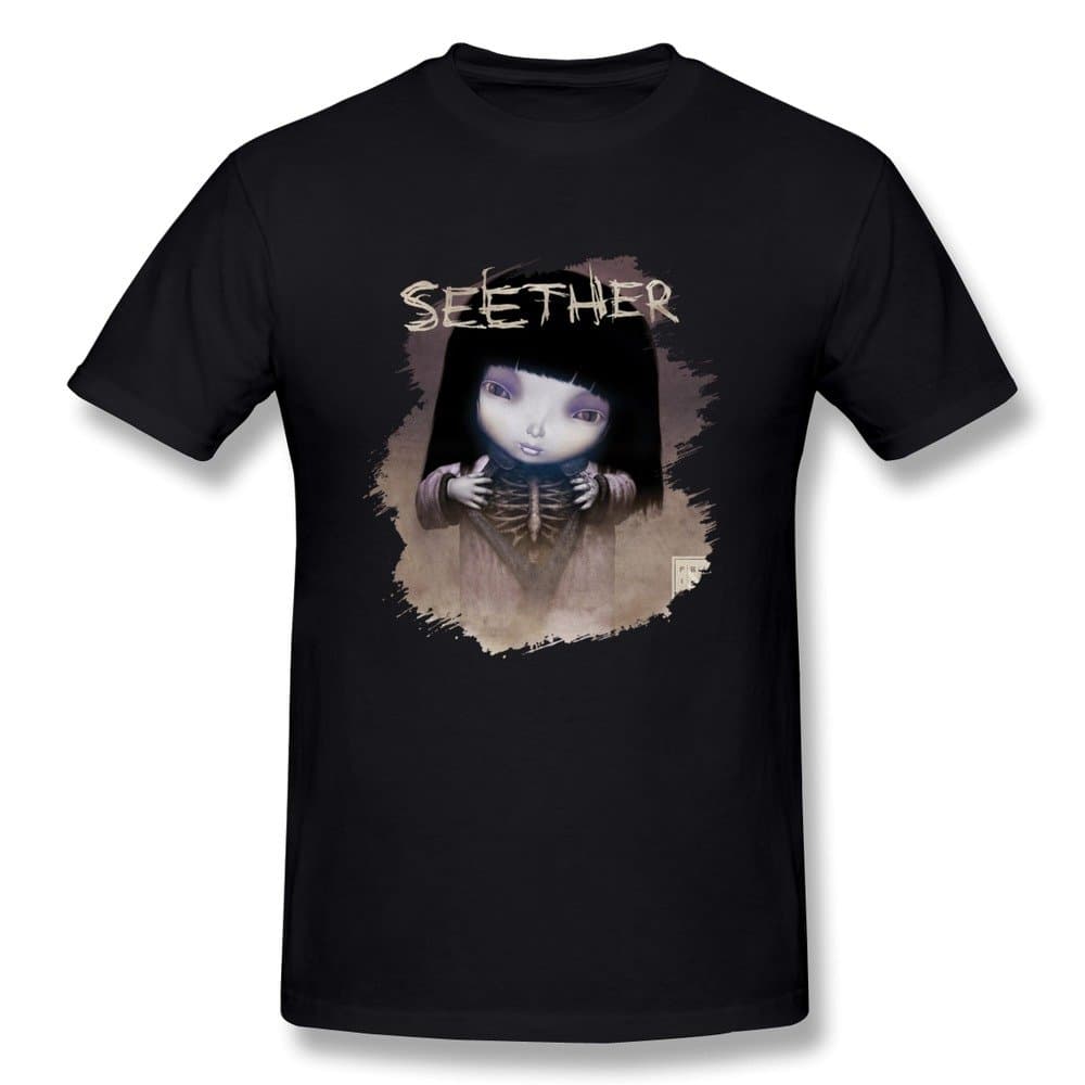 Losnger Men's Seether Finding Beauty In Negative Spaces T Shirt