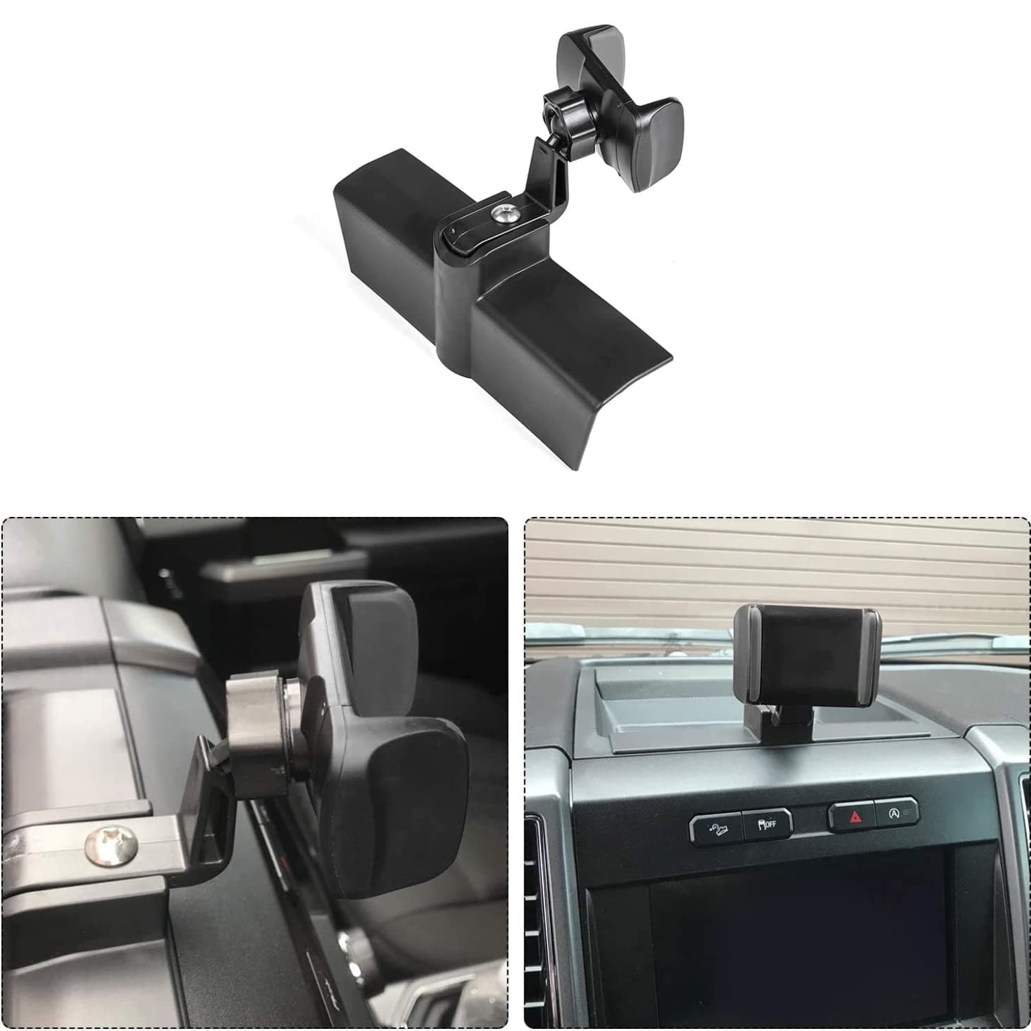Voodonala Universal 360 Degree Car Mount Phone Holder for Phone Cellphone Mount for Ford F150 2015 2016 2017 2018