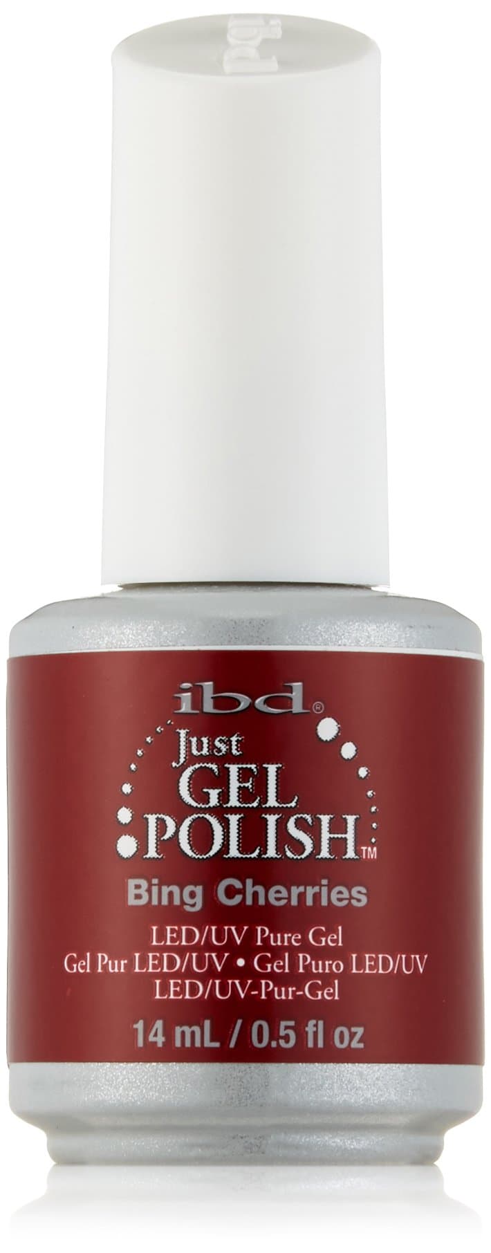 IBD Just Gel Nail Polish, Bing Cherries, 0.5 Fluid Ounce