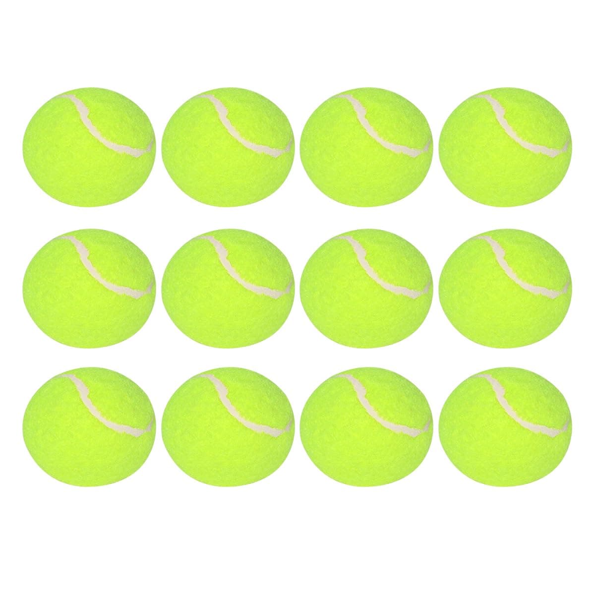 2Inch-Tennis Ball Throwing Refill for Automatic Ball Launcher, Good for small dogs Indoor Outdoor Thrower Machine (12PCS Tennis Balls only)