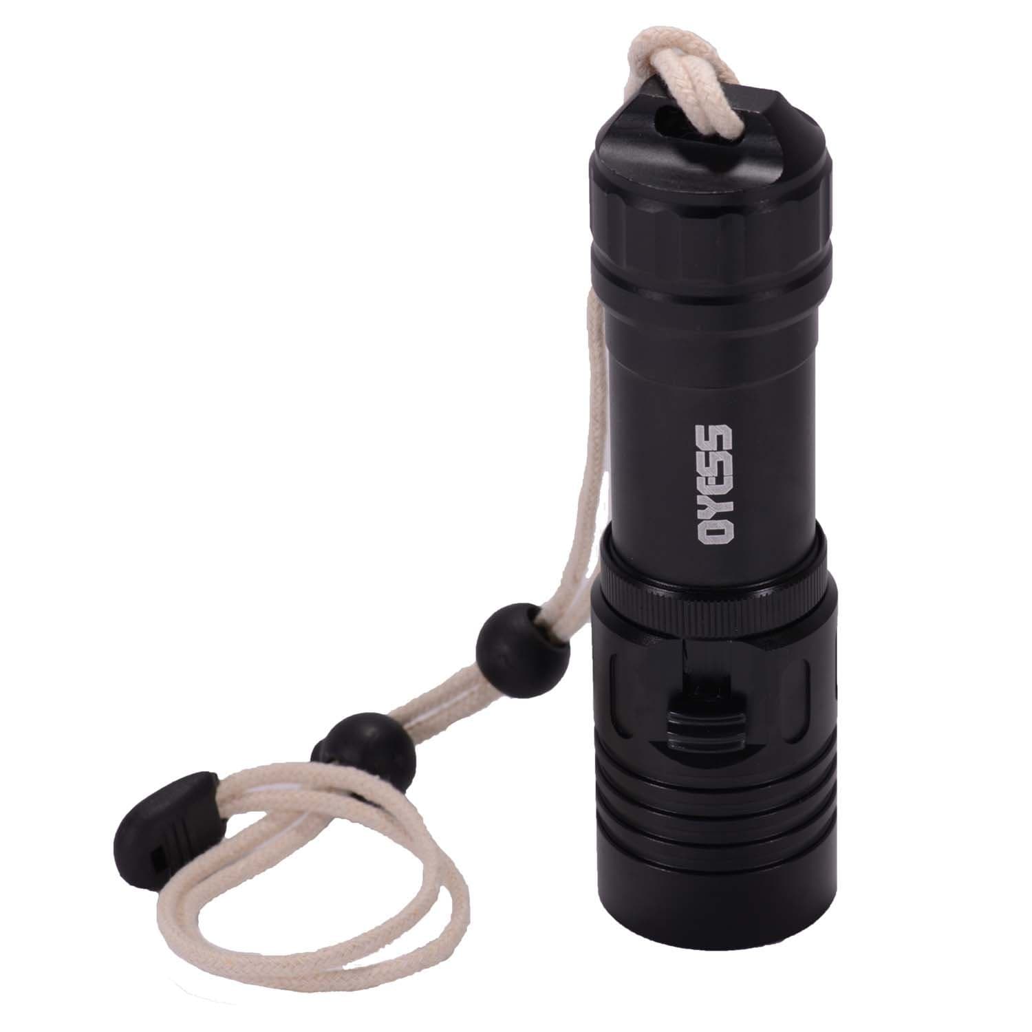 2 Pack of 300 Lumens XPE SOS Flashlight Contact Lamp Beads Telescopic Focus Heavy Duty Required 14500 Battery by Oyess