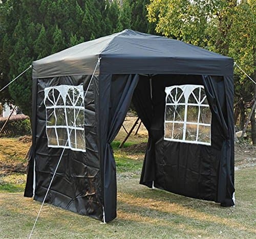 Gazebo Pop Up Canopy, size (2 x 2m)-Black - This New 2X2M Easy Pop up Set Canopy package is a great, no-fuss outdoor shelter.