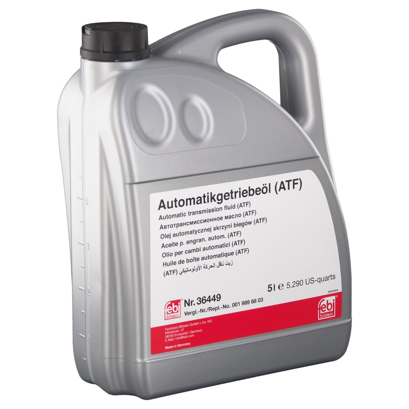 36449 Automatic Transmission Fluid (ATF), pack of one