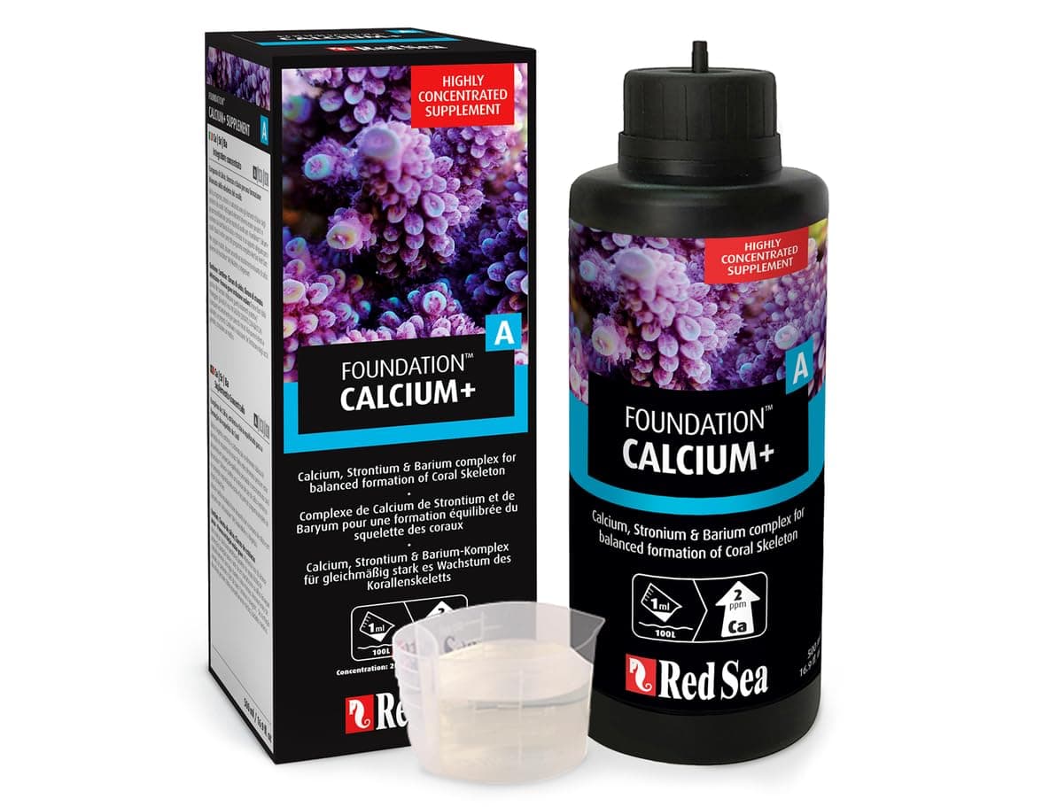 Reef Foundation A (Ca/Sr) Supplement, 1000ml - Calcium & Strontium Additive for Healthy Coral Growth in Marine & Reef Aquariums