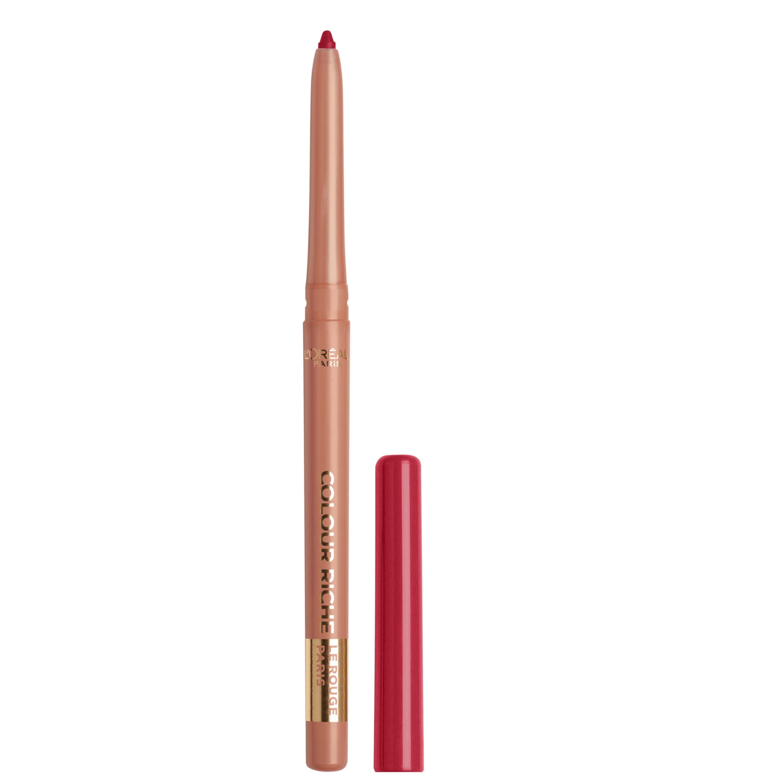 Colour Riche Lip Liner Pencil, Creamy Lip Liner with Omega 3 and Vitamin E, 300 Le Rouge Paris (True Red)